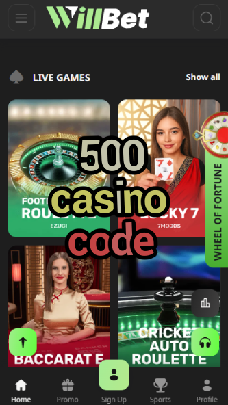 500 Casino Code - Exclusive Bonus Code-www.bdqngd.com