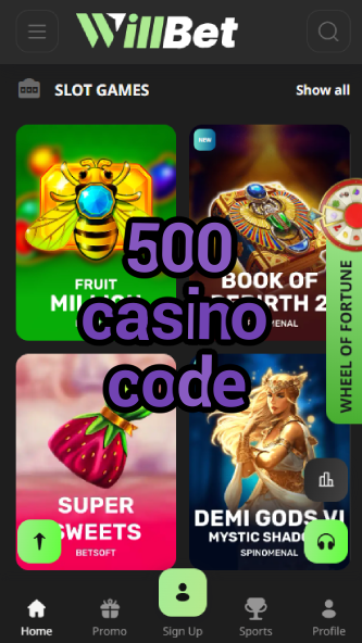 500 Casino Code - Exclusive Bonus Code-www.bdqngd.com